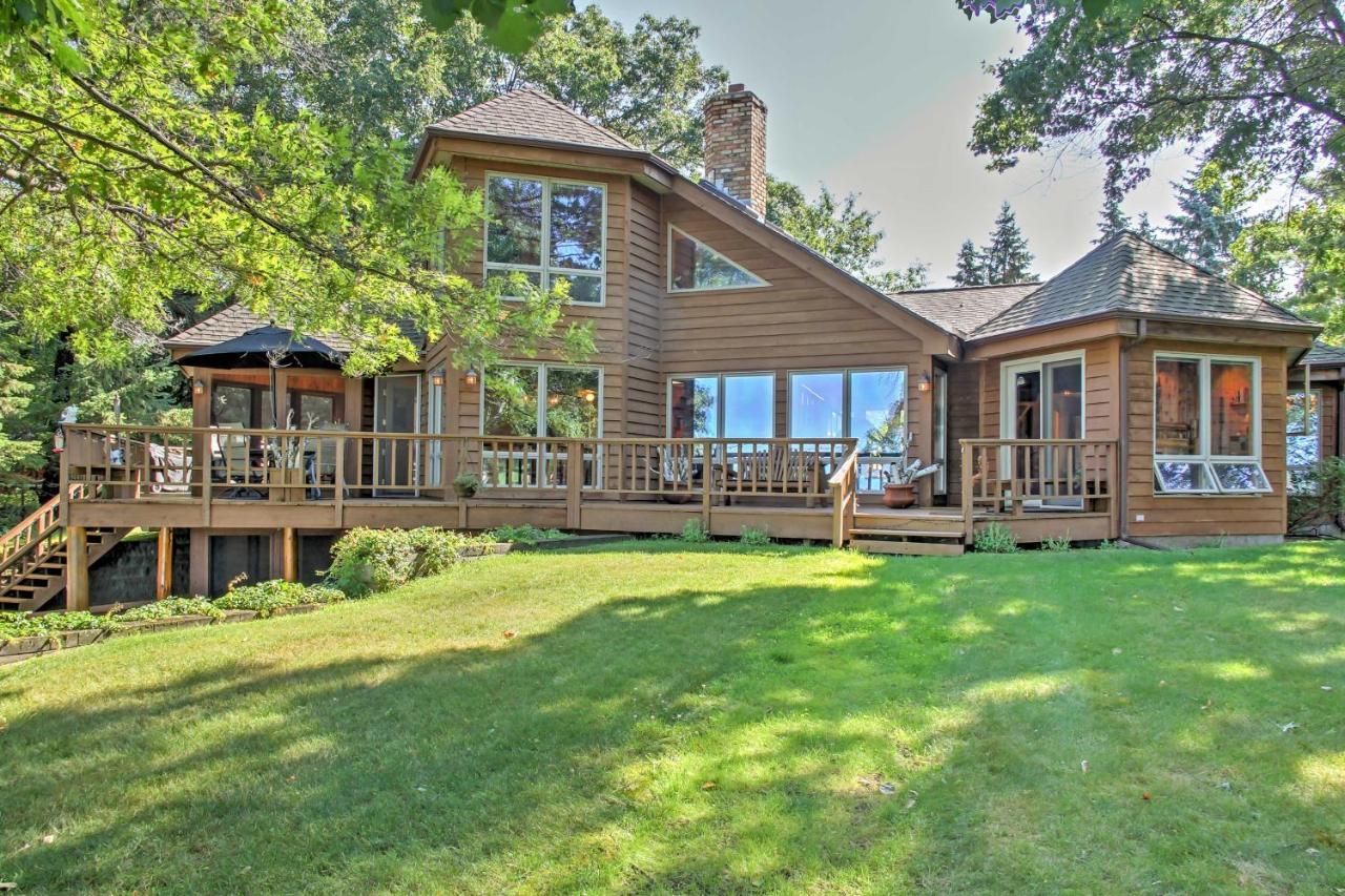 Waterfront Crosslake House Ideal Winter Escape! Cross Lake Exterior photo